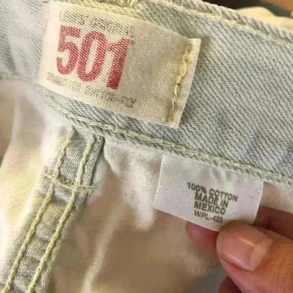 UPCYCLED LEVIS 501 Jeans into boho flower festival skirt waist 28" - Picture 8 of 13